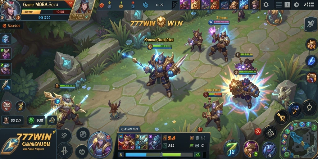 Tampilan gameplay mendebarkan dari 777WIN yang menggambarkan aksi tim.