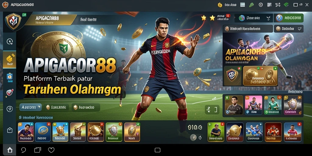 Tampilan menarik dalam aplikasi Sportsbook APIGACOR88 saat bertaruh.