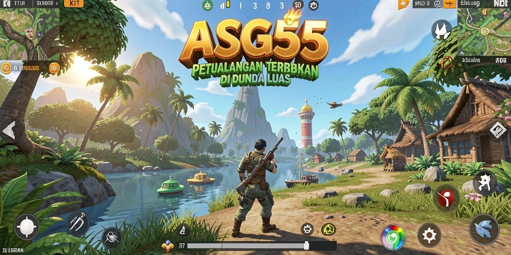 Tampilan gameplay ASG55 dengan eksplorasi dunia terbuka yang menakjubkan.