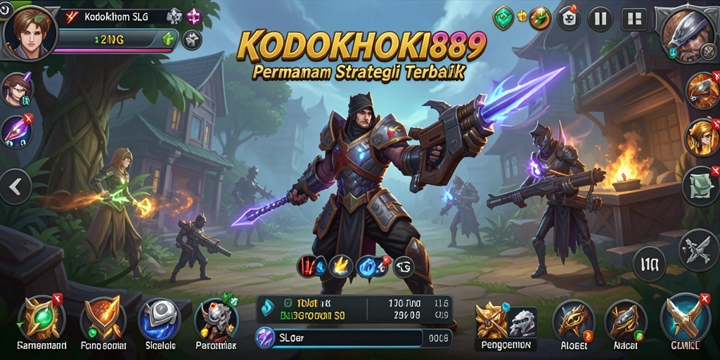 Tampilan gameplay KODOKHOKI889 menunjukkan perang strategis yang mendebarkan.