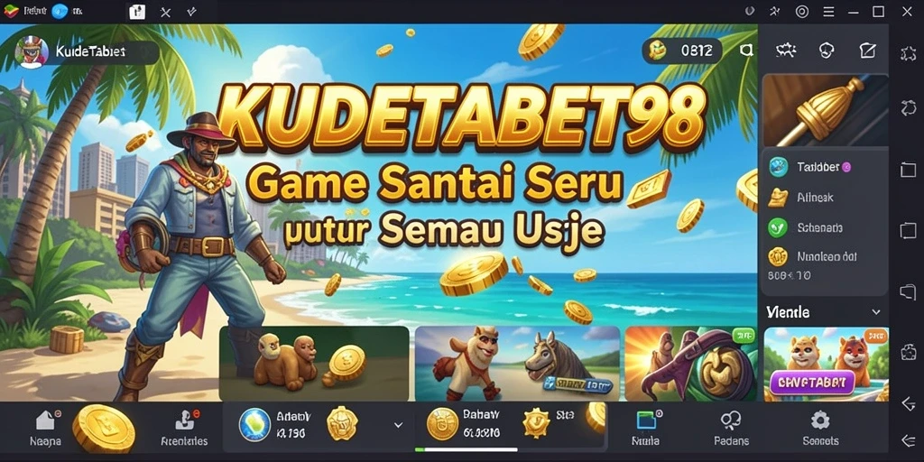 Screenshot KUDETABET98 menampilkan gameplay yang menyenangkan dan interaktif.