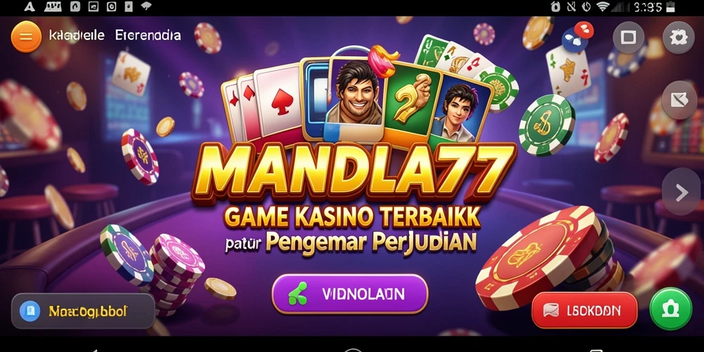 Gameplay menarik dari aplikasi Kasino MANDALA77.