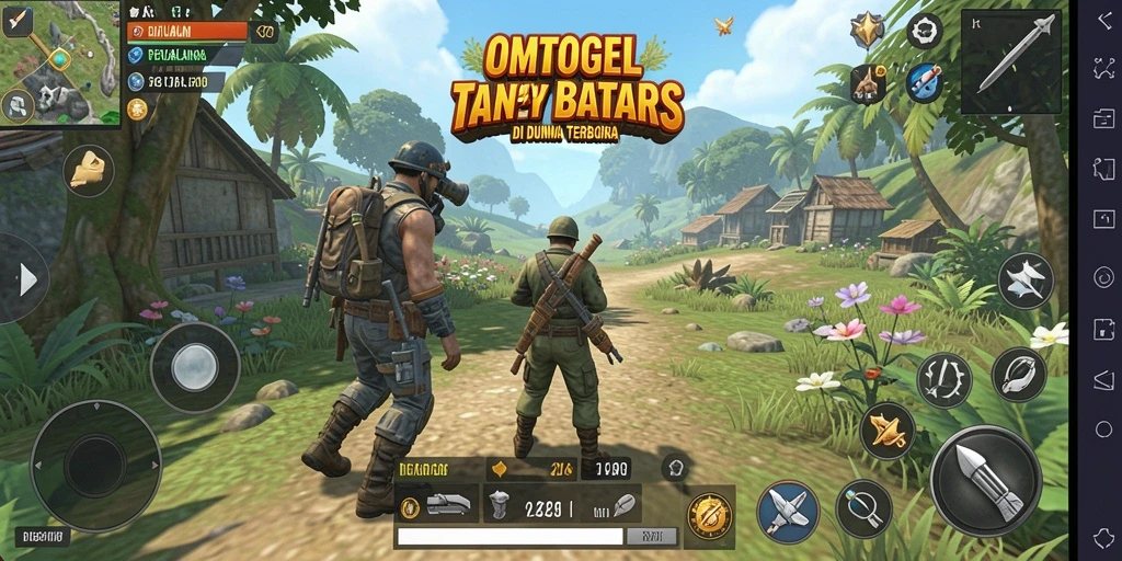 Tangkapan layar menunjukkan petualangan seru dalam dunia Open World.