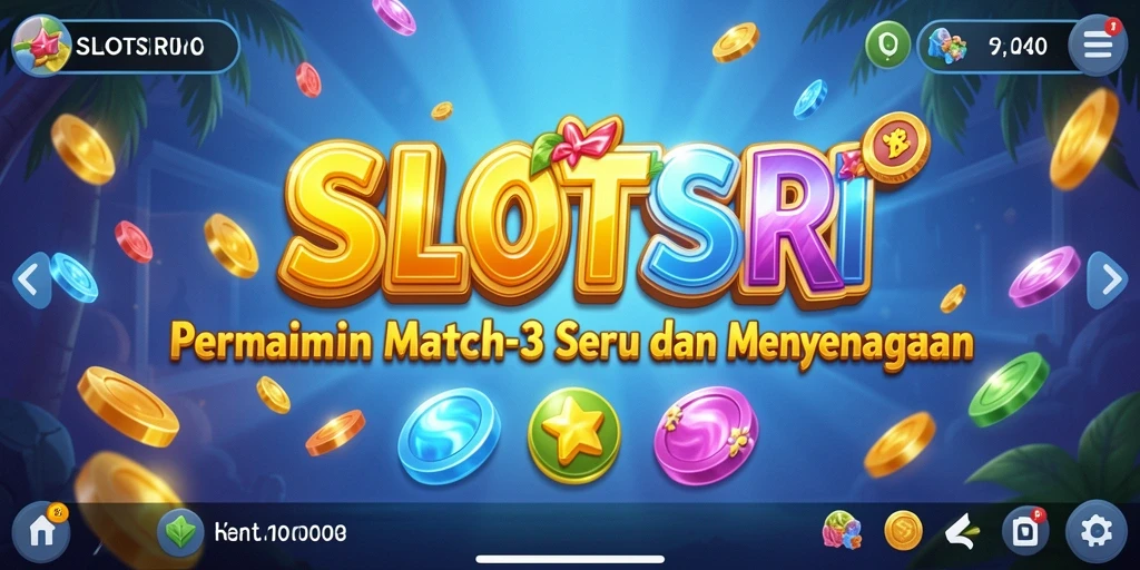Tampilan gameplay SLOTSRI yang penuh warna dan menarik.