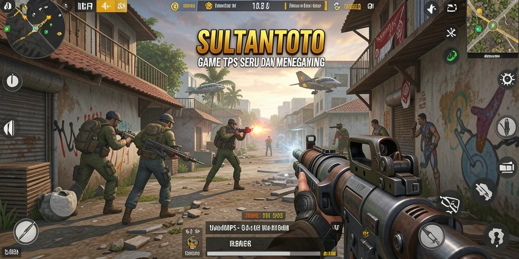 Tampilan permainan SULTANTOTO yang mendebarkan dan grafis menawan.