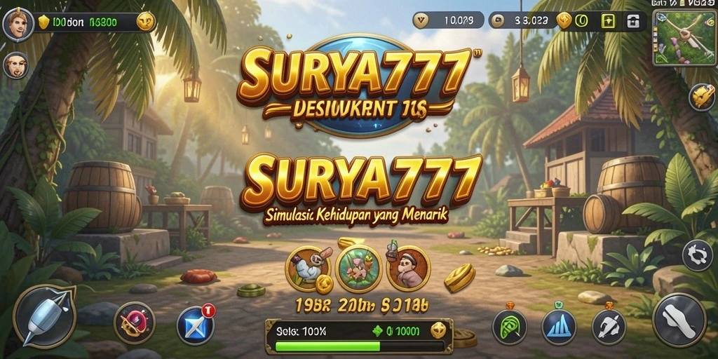 Menampilkan gameplay seru dan interaktif di SURYA777.